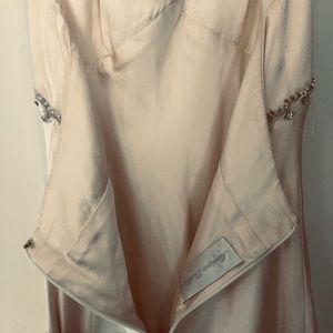 Monique Lhuillier silk wedding dress